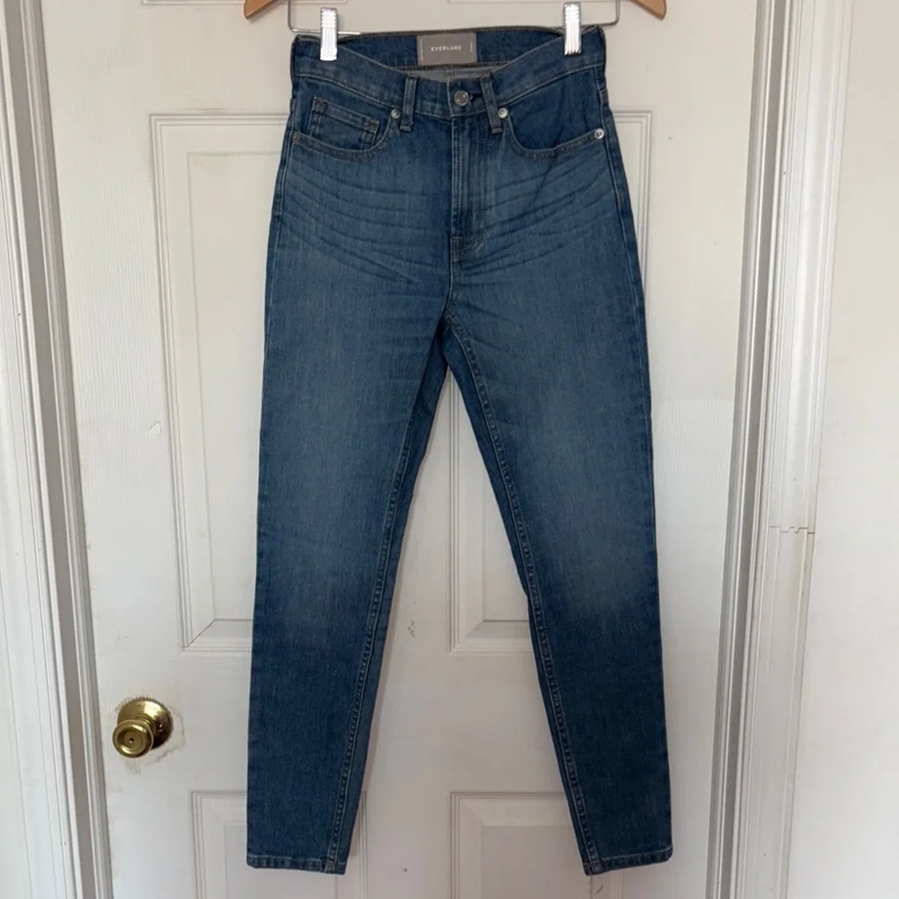 Everlane Blue High Rise Ankle Jeans Size 24